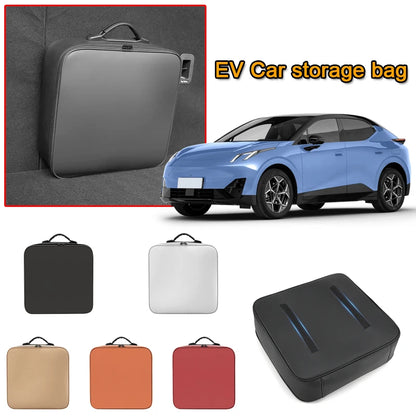 Boîte de rangement pour câble de recharge de voiture électrique, sac de transport pour câbles de chargeur de véhicule électrique, compatible avec LYNK&CO 01 02 Z10 Z20 03 05 06 07 08 09 900