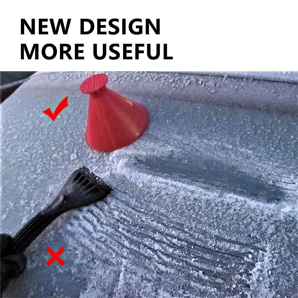 Dissolvant de neige pour voiture, entonnoir multifonction pour ravitaillement d'huile, pelle de pare-brise, dégivrage, pelle à neige, grattoir à glace pour voitures, hiver