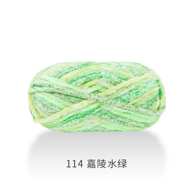 Fil à tricoter 100g, fil de glace douce, fil de coton tricoté à la main pour écharpe, Crochet de bricolage tricoté à la main