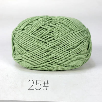 Fil à tricoter en coton doux, tissu mélangé, fil de velours en fibres épaisses, fil de laine au Crochet pour pull, bricolage