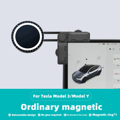 TEEQ-Support de Téléphone Magnétique Réglable pour Écran de Voiture, Accessoires de Cadre pour Nouveau Zeekr 001/House/ 009/X