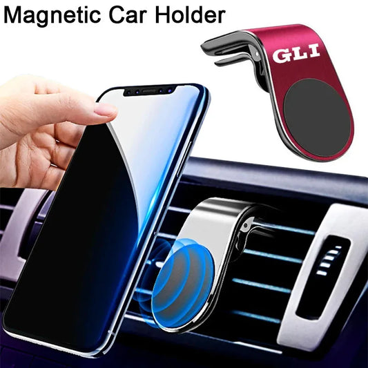 Support de téléphone magnétique en métal pour voiture, emblème automatique pour Volkswagen VW GLI Rline Golf 6 7 R GTI Passat B7 B8 R20 Jetta Scirocco MK6, 2025
