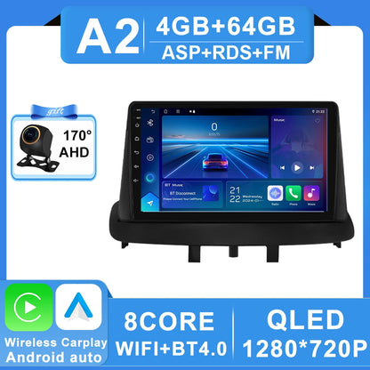 Android 16 pour Renault Megane 3 Fluence Samsung SM3 2008 - 2017 lecteur multimédia DSP CarPlay GPS autoradio