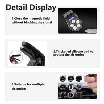 Support de téléphone pour grille d'aération de voiture Volvo, réglable multi-angles, anti-vibration, pour XC60 V40 V50 XC90 S60 V90 V70 XC40 V60