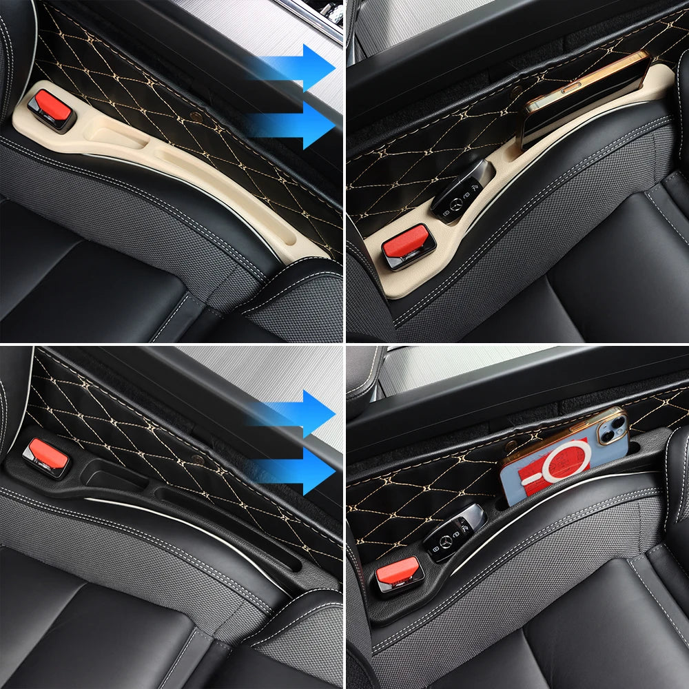 Bandes universelles anti-fuite pour siège de voiture, 2 pièces, pour ZEEKR 001 2021 2022 2023 2024 2025 2026 2 pièces, remplissage de couture latérale, accessoires de rangement
