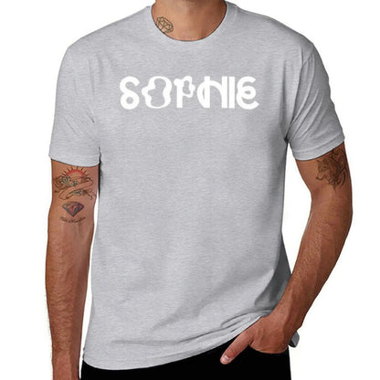 SOPHIE msmsmsm-تي شيرت برقبة دائرية للرجال، ملابس هيب هوب للأولاد، منسوجات قطنية، جديد