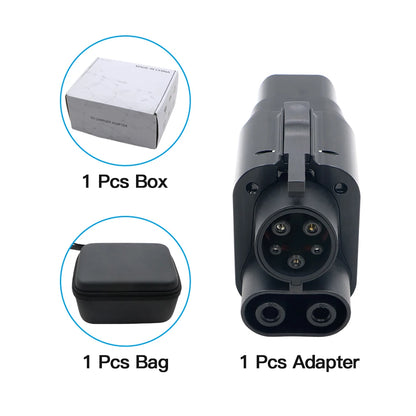 Kolanky EV chargeur adaptateur CCS2 à CCS1 AC DC charge rapide 250A pour véhicule électrique PHEV voitures hybrides ccs2 à ccs1 charge rapide