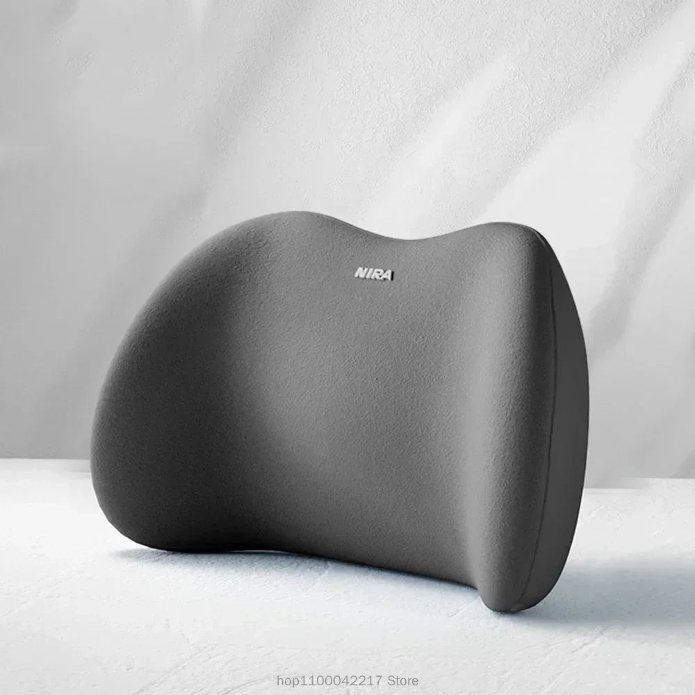 Coussin de siège auto universel toutes saisons, ergonomique, en mousse à mémoire de forme - coussin lombaire ou appui-tête ou ensemble