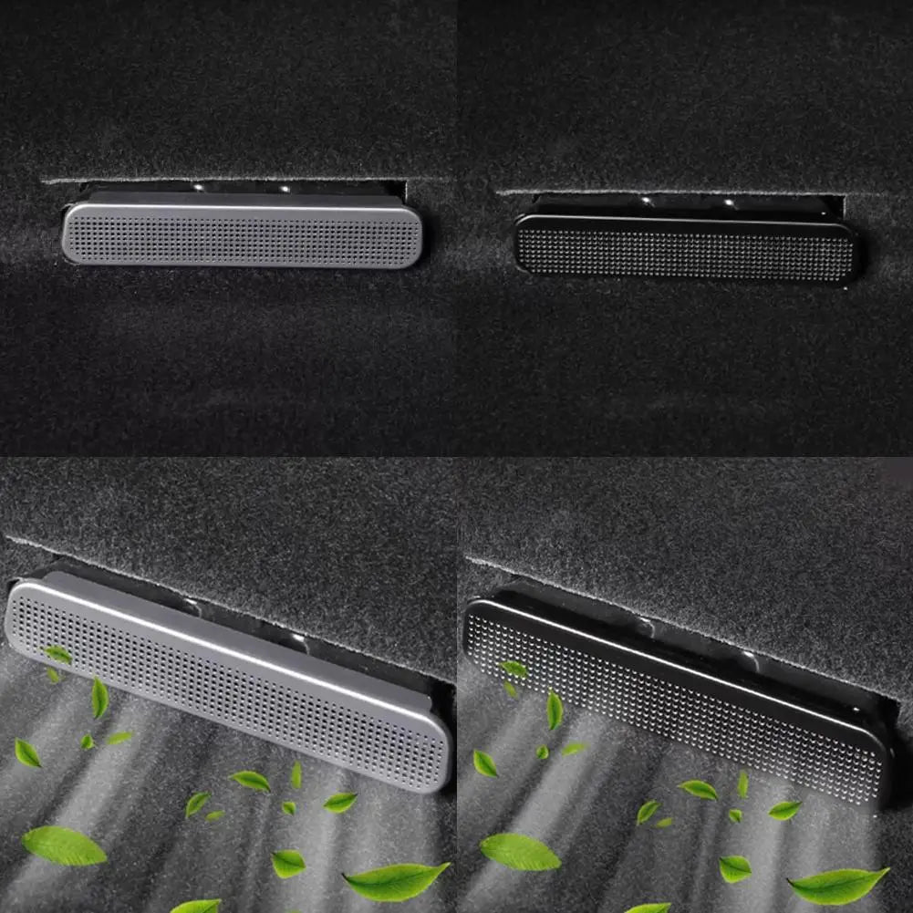 1 paire de couvercles de protection de sortie de climatiseur de voiture, pour BYD Song PLUS 2025, Anti-blocage, Grille de sortie de siège arrière, décor