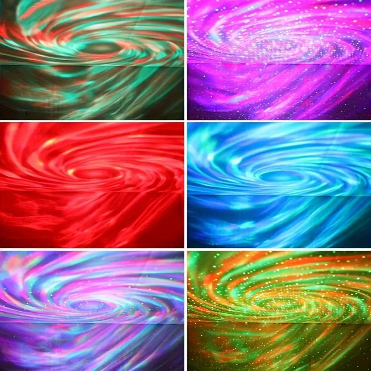 جهاز عرض النجوم المجرة Aurora، تأثيرات المسرح، إضاءة ليلية مع جهاز تحكم عن بعد USB، ضوء سماء LED لغرفة النوم، هدية عيد الميلاد وعيد الميلاد للأطفال