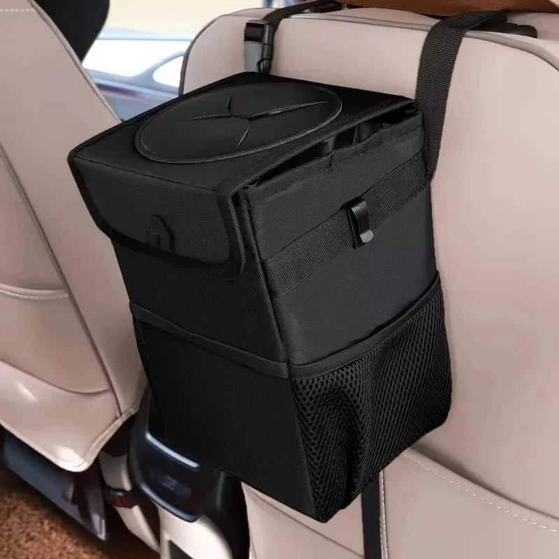 Poubelle de voiture Portable, boîte de rangement pliable, organisateur de véhicule multifonctionnel, poubelle de voiture, poubelle de rangement compacte pour l'intérieur de la voiture