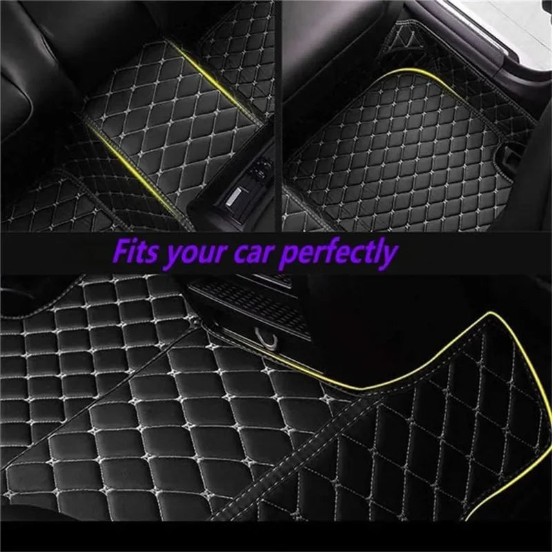 Tapis de sol de voiture en cuir pour BYD Yangwang U8 2023 2024 2025 2026, ensemble complet imperméable pour tous les temps