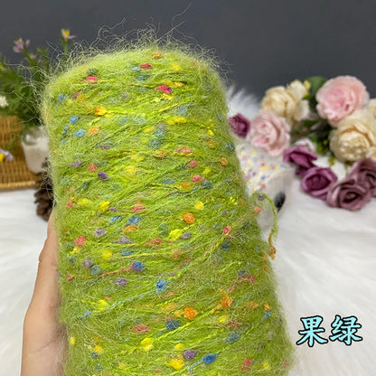 250G/groupe bonbons haricots Mohair doux moyen épais laine tricot écharpe pull automne et hiver à la main laine fil Crochet fil