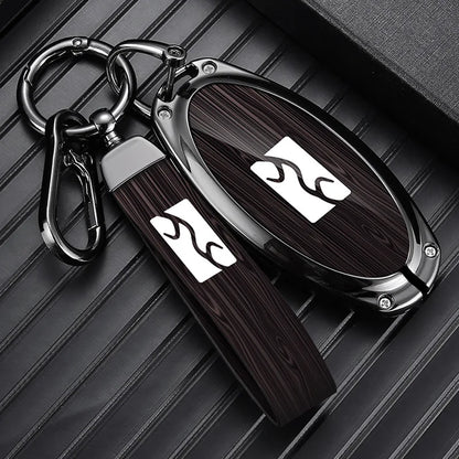 Housse de luxe en alliage de zinc pour BYD Yangwang U8 / U9 / U7 – Coque de protection premium avec porte-clés, accessoires d'intérieur de voiture
