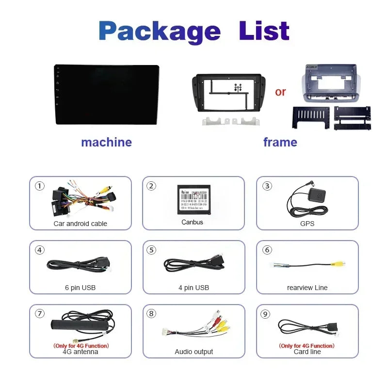 Pour Seat Ibiza 2012 2013 2014 2015 Android Auto Carplay Radio voiture lecteur vidéo multimédia GPS Navigation QLED écran tactile 4G