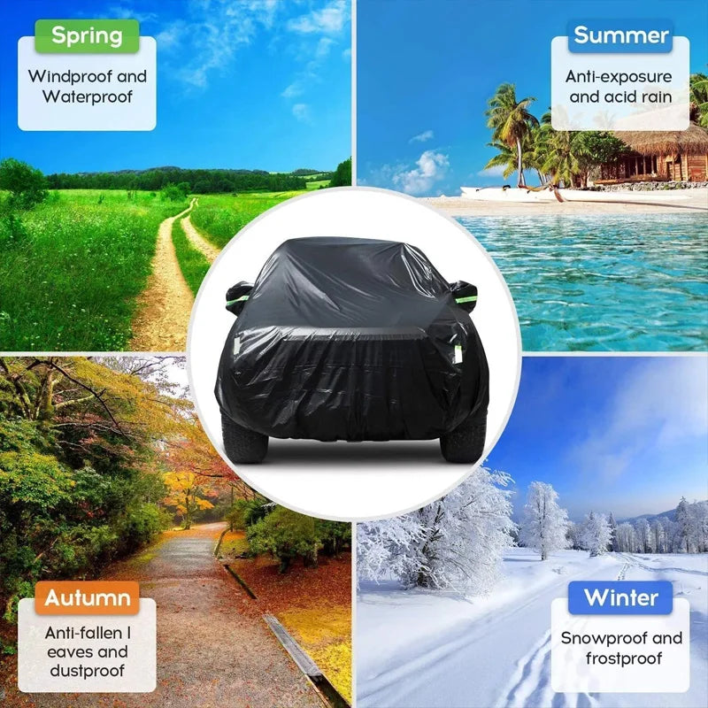 Bâches de voiture 6 en 1 pour BYD Yangwang U8, imperméable, anti-poussière, UV, anti-neige, résistant aux rayures