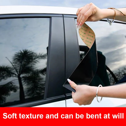 6 pièces pour Zeekr 9X EX1H accessoires 2025 2026 2027 voiture pilier fenêtre revêtement d'habillage décoration Film de Protection B C colonne autocollants