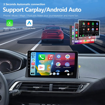 Android 15 Carplay Auto 2K écran autoradio multimédia lecteur vidéo pour Peugeot 5008 4008 3008 2017 - 2020 2din Autoradio stéréo