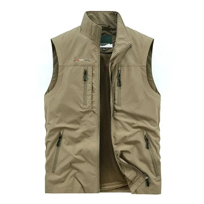 Veste sans manches pour hommes, gilet d'été pour Cargo, escalade, chasse, photographe en plein air, pêche, Camping, vêtements de travail, 2024