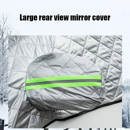Couverture de neige pour pare-brise de voiture, bloc d'ombrage, Protection contre le gel, Protection solaire, Anti-glace, couverture de pare-brise avant, hiver