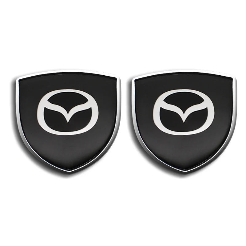 Autocollant de décoration de coffre de carrosserie de style voiture, emblème en métal 3D, Mazda CX5, MX, CX30, Angksela, Atez, MPE, CX3, 2017, Atenza 4, 1 ensemble, 2 ensembles