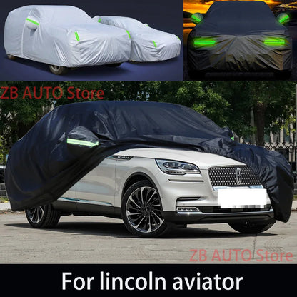 Pour lincoln aviateur Protection extérieure bâches de voiture complètes couverture de neige pare-soleil étanche à la poussière accessoires extérieurs de voiture