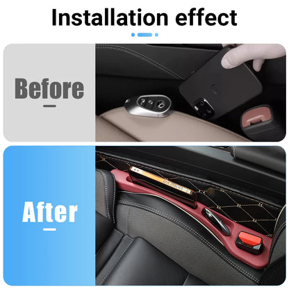 2 pièces de remplissage d'espace de siège de voiture, bande anti-fuite, organisateur de rangement, accessoires pour Jeep Compass 2010-2020 2021 2022 2023 2024 2025 2026