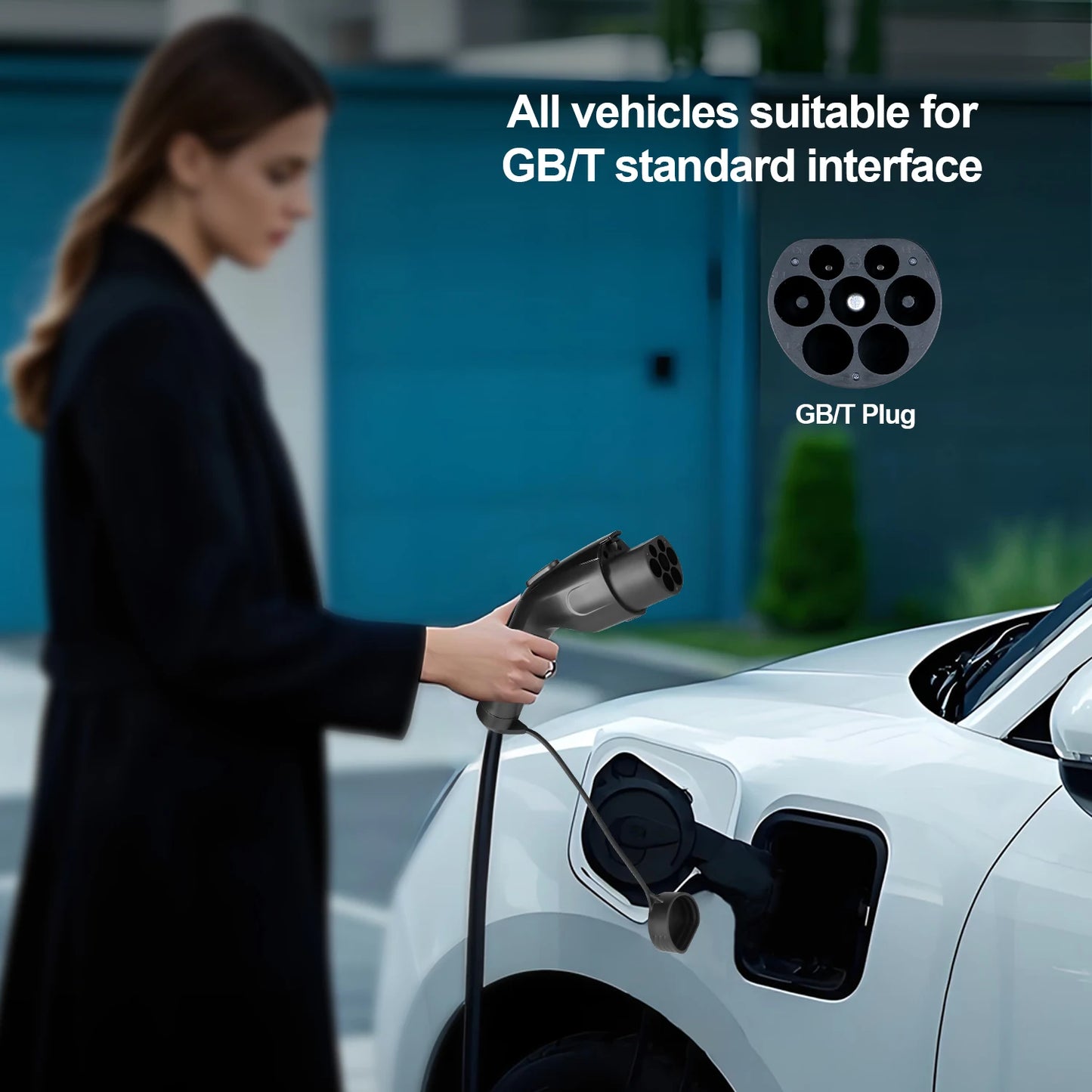Kolanky 16A/32A GBT EV chargeur prise voiture électrique tête de pistolet de charge 3.6kw /7.2kw/11kw /22kw 1P/3P EV chargeur GBT prise mâle IP67