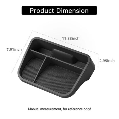 Plateau de rangement pour tableau de bord de voiture BYD ATTO3 ATTO 3 YUAN PLUS 2025 2026, écran d'affichage, boîte de rangement arrière, organisateur de plateau, accessoires