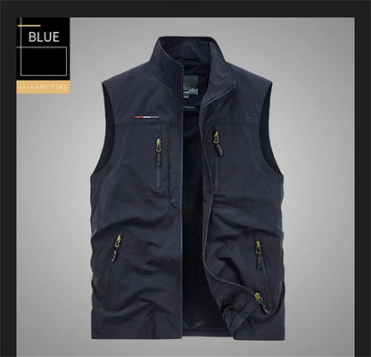 Veste sans manches pour hommes, gilet d'été pour Cargo, escalade, chasse, photographe en plein air, pêche, Camping, vêtements de travail, 2024