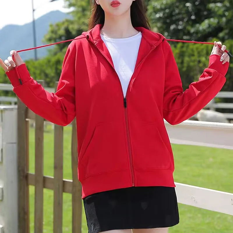 Sweat à capuche zippé à manches longues pour hommes et femmes, logo personnalisé, haut publicitaire décontracté, polyester, logo imprimé, équipe, conçu