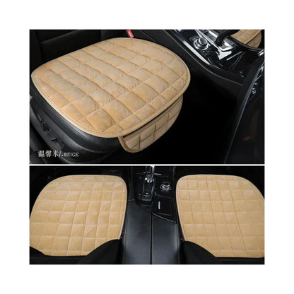 Housse de siège de voiture, coussin chaud d'hiver, antidérapant, universel, pour chaise avant, coussin respirant pour véhicule, protection automobile
