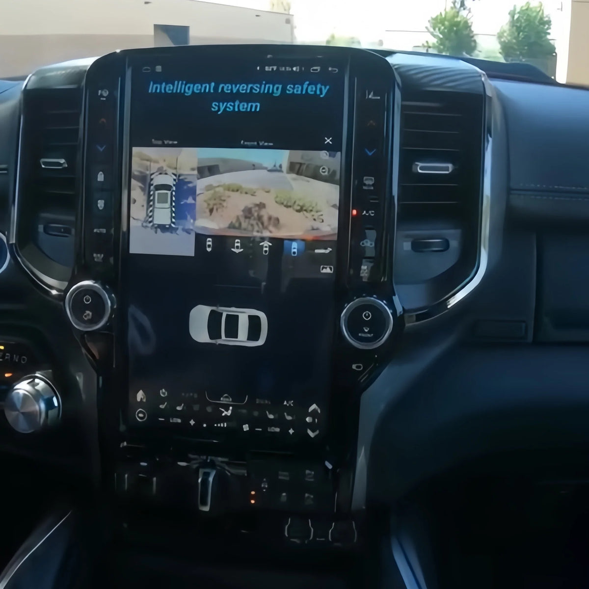 Autoradio Android 13 de 13.6 pouces, pour Dodge RAM 1500 2500 3500 2019 ~ 2022, lecteur multimédia stéréo automatique, écran tactile, unité principale GPS