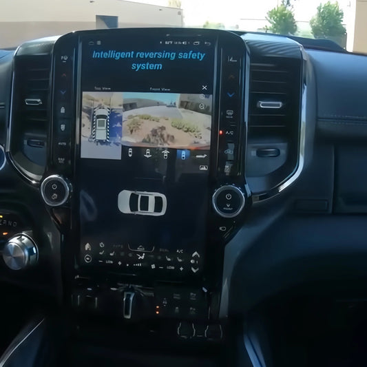 Autoradio Android 13 de 13.6 pouces, pour Dodge RAM 1500 2500 3500 2019 ~ 2022, lecteur multimédia stéréo automatique, écran tactile, unité principale GPS