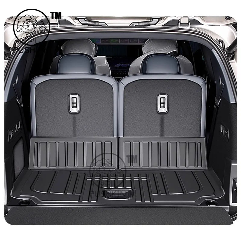 Tapis de protection pour dossier de siège arrière, tapis de coffre Anti-coup de pied, accessoires d'intérieur de voiture pour ZEEKR 9X 2025 2026