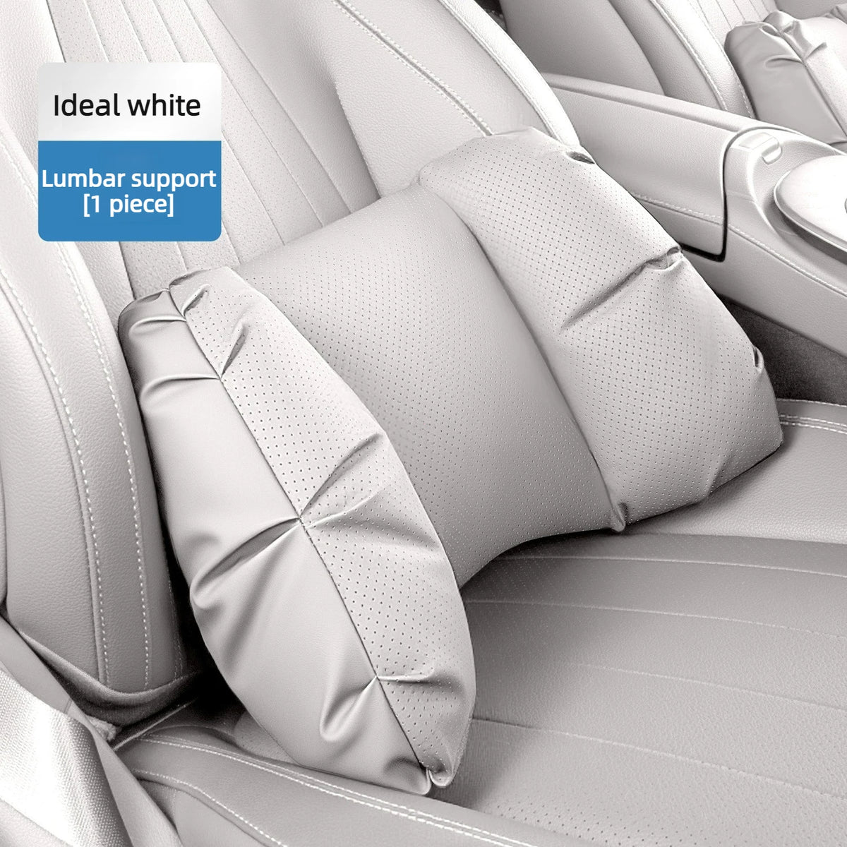 Coussin de tête de siège auto universel de haute qualité, oreiller de nuque en cuir perforé respirant, support lombaire pour voiture