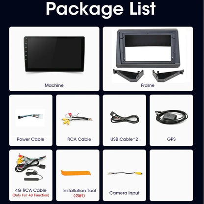 Autoradio Android pour Mitsubishi Pajero 2, V30, V40, V20, 1991-2004, 4G, WIFI, lecteur de limitation, GPS, CarPlay sans fil
