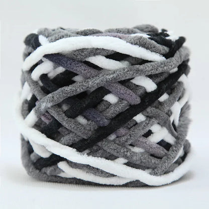 Fil à tricoter Chenille 100g/boule, ligne de bande de glace douce, fil de coton, fil de laine pour bricolage, écharpe à tricoter à la main, laine épaisse, vente en gros