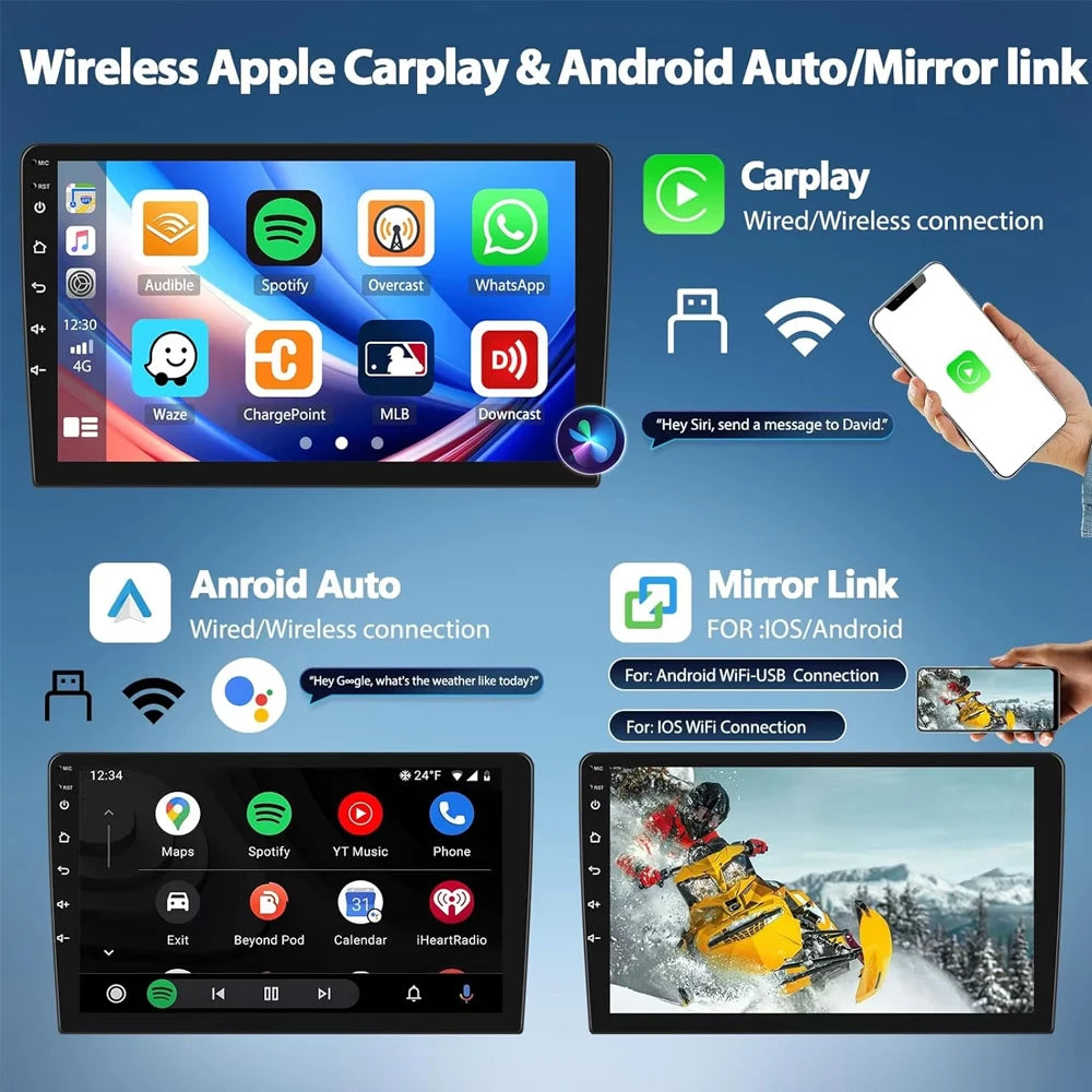 Autoradio Android 15 Carplay pour citroën C5 2 2008 2009 - 2017, lecteur multimédia GPS de Navigation, WiFi + 4G stéréo, vidéo DSP automatique BT