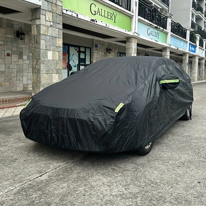 Couverture de voiture Protection extérieure extérieur soleil neige UV couvre SUV berline Auto parasol anti-poussière étanche noir argent
