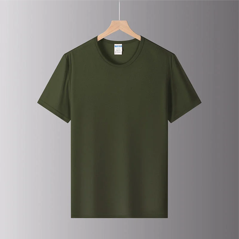 ELIKE T-shirt de sport respirant à séchage rapide Logo personnalisé Impression Broderie Design Société Groupe Marque 8 Couleurs Y-S-4xl Été