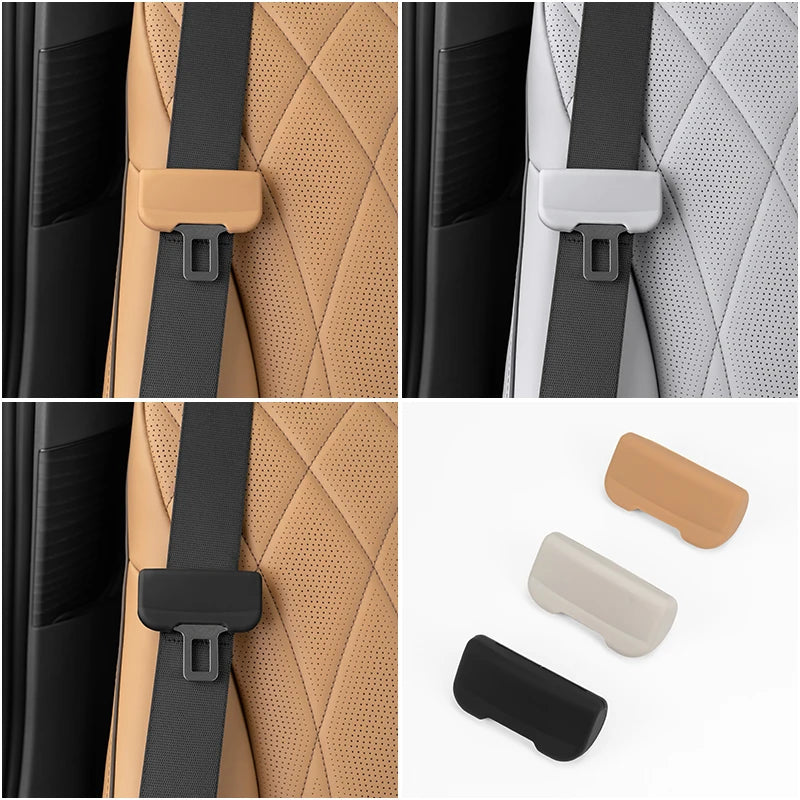 Housse de boucle de ceinture de sécurité de voiture, protection anti-rayures en Silicone, protection de boucle de ceinture de sécurité, accessoires d'intérieur de voiture