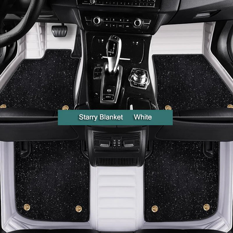 Tapis de sol de voiture personnalisés à double couche, revêtements de sol en cuir, accessoires de repose-pieds automatiques, Lynk & Co 01 02 03 05 06 09