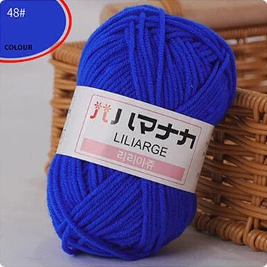 Fil de laine à tricoter en coton doux et doux pour bébé, fil de velours en fibres épaisses, fil de laine à tricoter à la main pour pull de bricolage