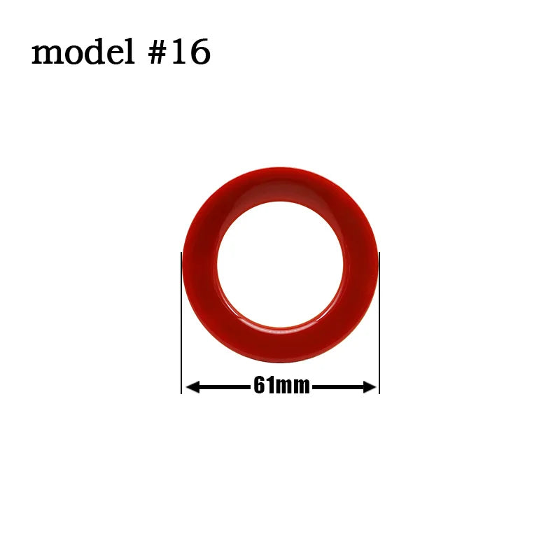 Autocollant emblème de volant de voiture ABS 40mm 61mm, pour Volkswagen VW GTI Polo Golf Caddy Jetta Sharan Passat Logo Badge accessoires
