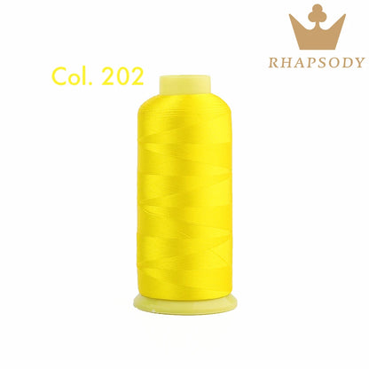 Bal apsody-Fil à broder en polyester, 5000m, 40WT, 120 tches, 200, pour machine à broder Brother Singer Janome Babylock, couture à domicile