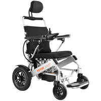 Fauteuil roulant électrique pour adultes et seniors, capacité de charge de 300 lb, largeur de 20 pouces, léger, pliable et motorisé.
