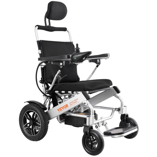 Fauteuil roulant électrique pour adultes et seniors, capacité de charge de 300 lb, largeur de 20 pouces, léger, pliable et motorisé.