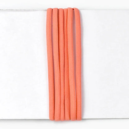 Bande élastique 5/10/20M 3/5mm, noyau d'huile, corde en Nylon pour attaches de cheveux, sangle de masque, bande extensible, soutien-gorge, chaussures, bandes en caoutchouc, accessoires de couture