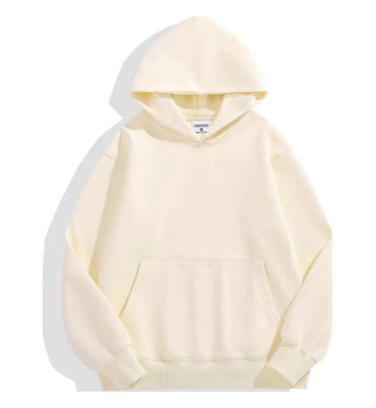 500GSM poids lourd mode hommes sweats à capuche nouveau automne hiver décontracté épais coton hommes haut couleur unie sweat à capuche mâle